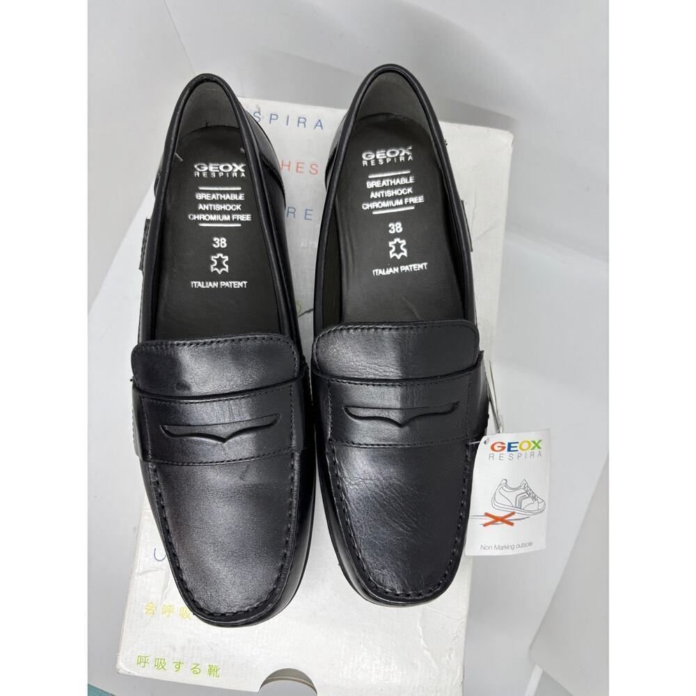 New Geox RESPIRA New Fast Moccasin Loafers Italian Breathable Antishock 38 5.5
